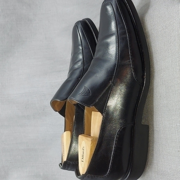 Toschi Black Leather Slip-on Loafer w/Carbonlite Insoles CIS Equipped Size 11 - Picture 5 of 16
